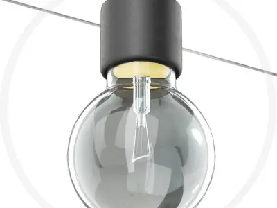 Willem Hagoort arc wall lamp 1950 3D model