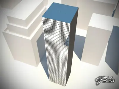 Building 15 Low-poly 3D model