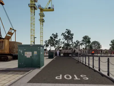 Shipyard Model 3D model