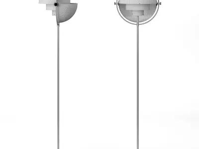 Gubi Multi-Light Floor Lamp 3D model