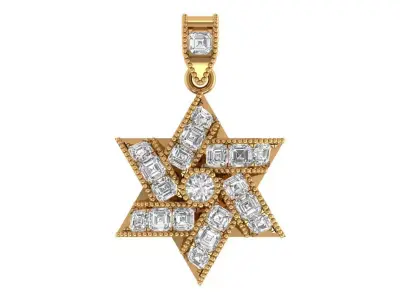Star Pendant 3D print model get