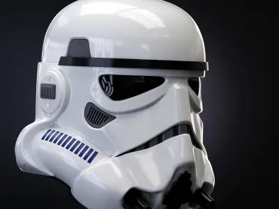 Stormtrooper Helmet 3D model buy