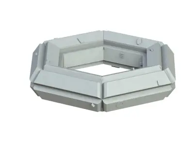 Sci Fi Object No 4272 Low Poly Low-poly 3D model
