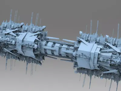 Plasma Tower charged 2  3D model