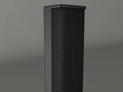 Acoustic systems and speakers 3D model