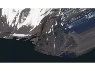 Snow Mountain Lake 3D model