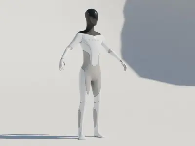 Tesla BOT  Low-poly 3D model