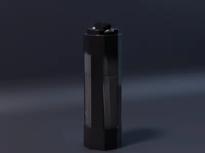 Scifi concept bottle 3D model
