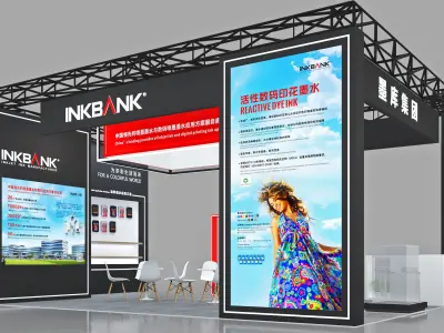 Booth Exhibition Stand Stall 9x6m Height 440cm 3 Open 3D model 3D model