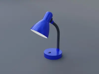 Awesome Table Lamps Retro Lamp Pack Free low-poly 3D model