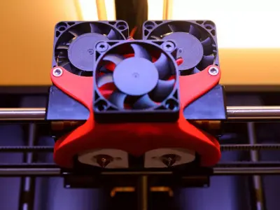 Replicator 2X Cooling Fan Duct Free 3D print model
