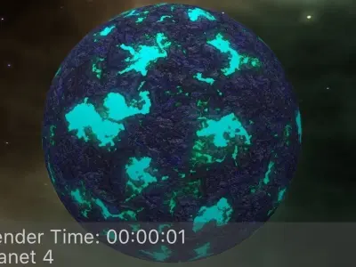 The Ultimate Planet Package Low-poly 3D model