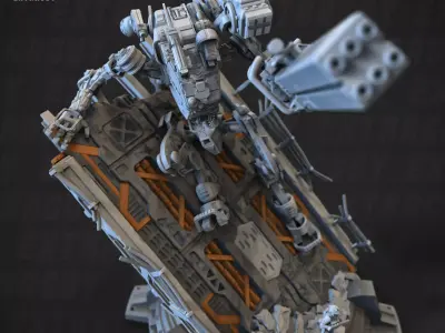 Titan Walker Static 100mm 3D print model