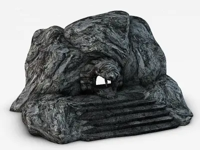 Fantasy Cave Entrance 3D 3D model