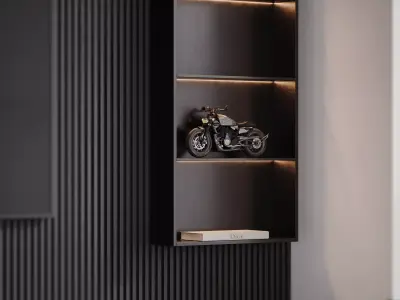 Modern style living room 3D model