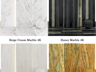 Marble 73 - Extreme Portuguese-Honey-Boscus Black-cream Texture