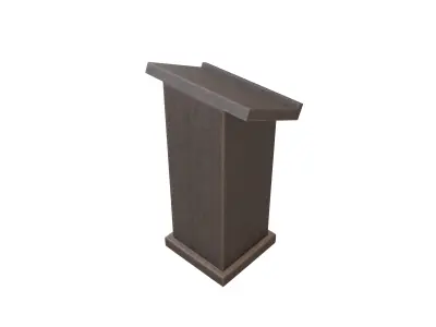 Lectern v1 003 Low-poly 3D model