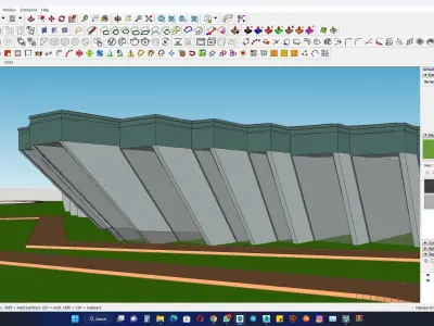 Undergraduate Architecture Museum  3d model  3D model