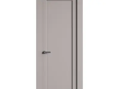 Modern entrance door 39 3D model