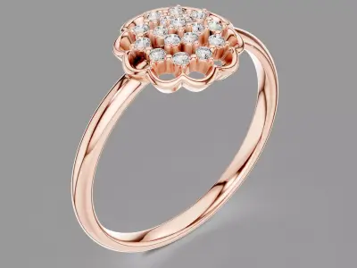 Light Diamond Ring 3D print model