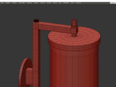 LINTON SCONCE Low-poly 3D model