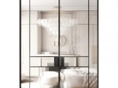 Art deco doors 7 3D model