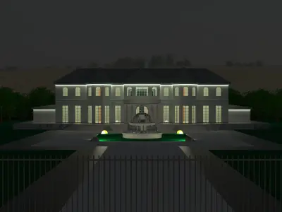 Statley Mansion 3D model