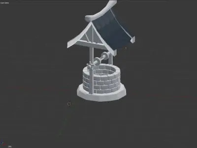 old well 3D model get