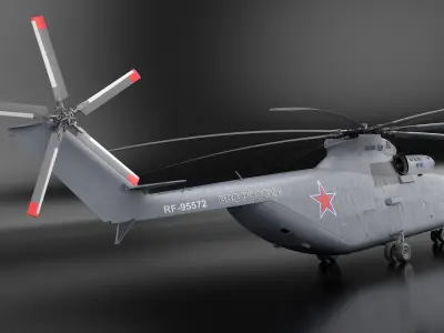  Russian Heavy Transport Helicopter Mi-26 