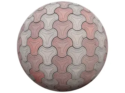 Milano Concrete Paving pbr Texture