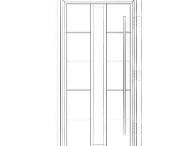 Metal Front Door 3D model