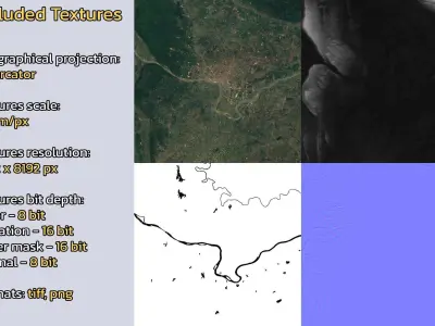 Vientiane Laos City Landscape 3D Model 3D model