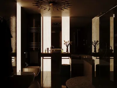 Bathroom modern 3D model