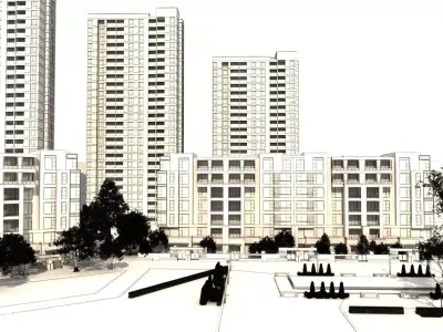 City Block - Cityscape 3D model