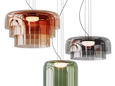 Levels Pendant Lamps 3D model