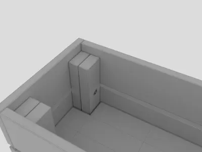 Stjarnanis flower box 3D model 3D model