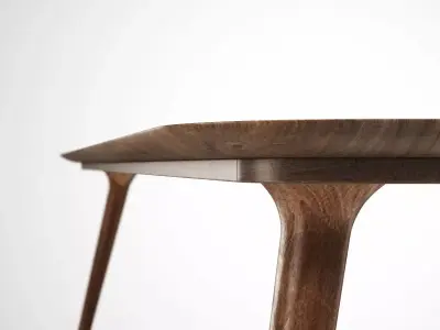 Zio Dining Table 3D model