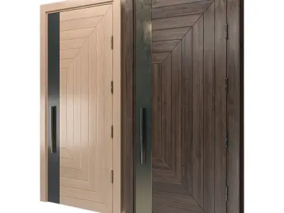 CROSSROADS DOOR Low-poly 3D model