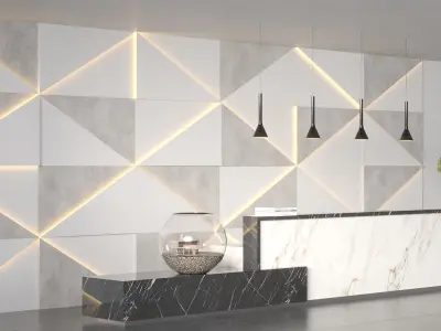 RECEPTION DESK NO10 A 3D model