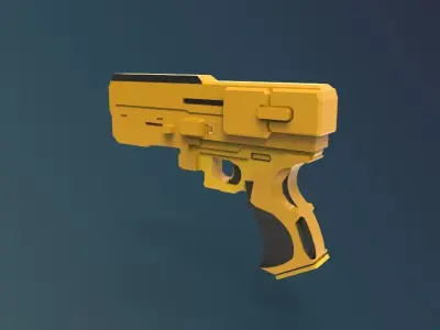 Scifi weapon type 1 3D print model