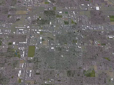 Meridian Low-poly 3D model