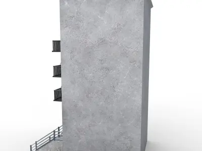 NYC Building 6 - PBR Low-poly 3D model