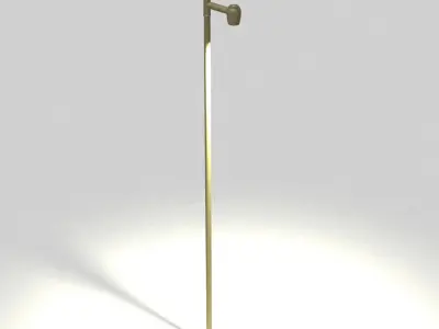 Street Furniture - Outdoor Lighting - Street Lamp V Low-poly 3D model