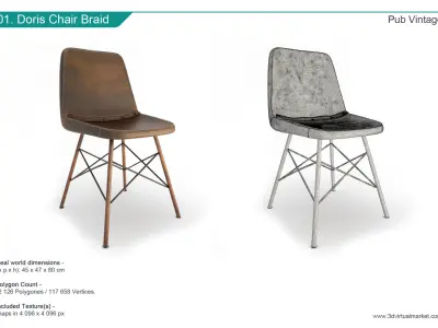 Vintage and Industrial Furniture Collection Segarra 3D model