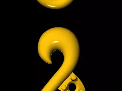  Tops earrings   3D print model