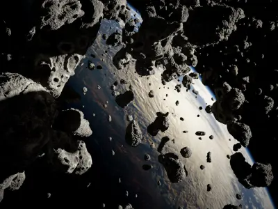 HQ Long Asteroid Field 