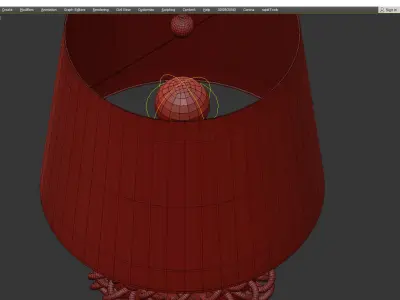 Gellifawr Boucle Table Lamp Low-poly 3D model