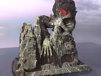 Monster castle Full design  3D model