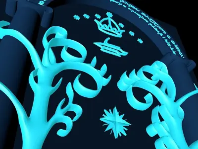 Doors of Durin 3D print model