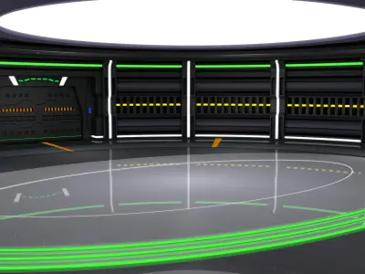 Sci Fi Room 3D model